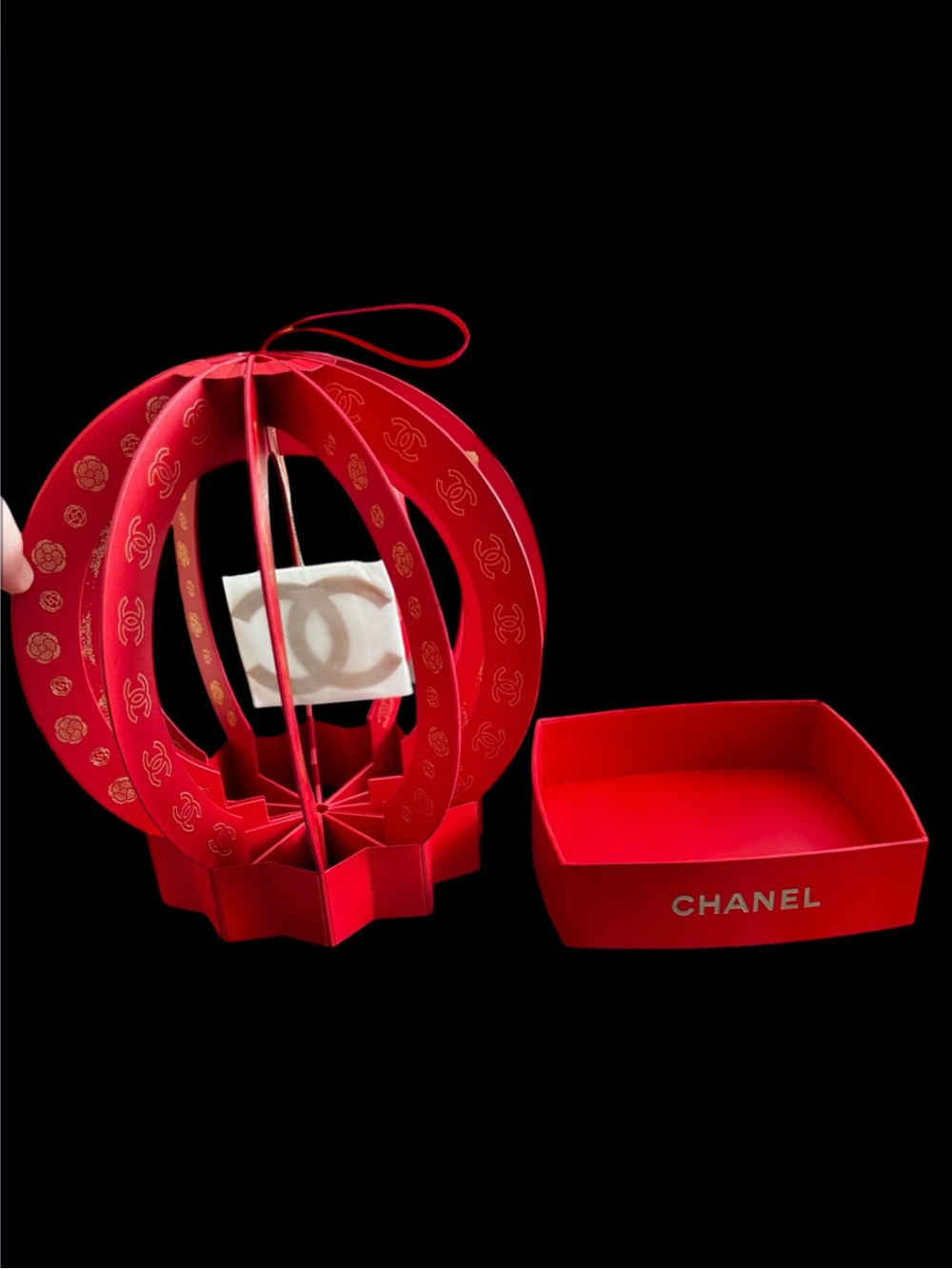 CHANEL Red Decor & Tray - New in box - Beauty